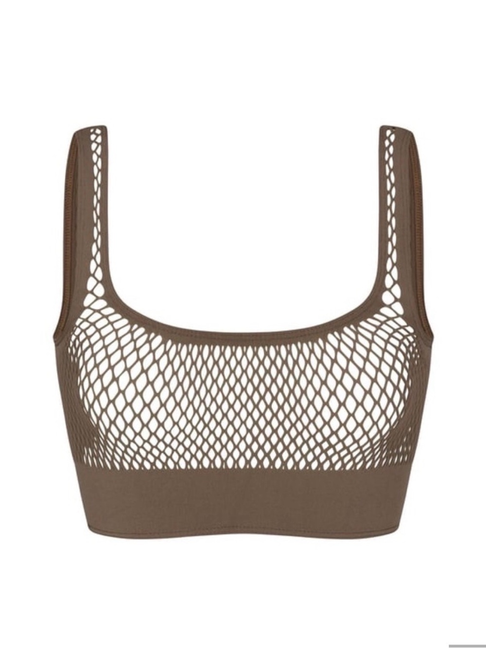 💚 SKIMS Army Warp Knit Scoop Neck Bralette | Army | Plus Size 2X-4X | NWT 🏷️